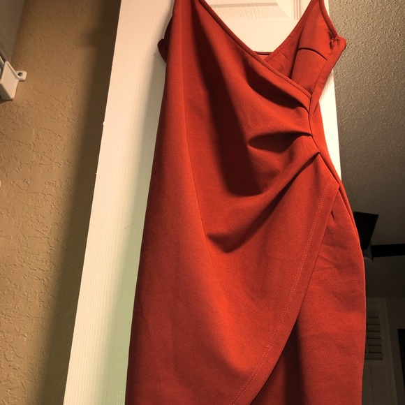 Rust color cocktail dress! - Picture 1 of 4